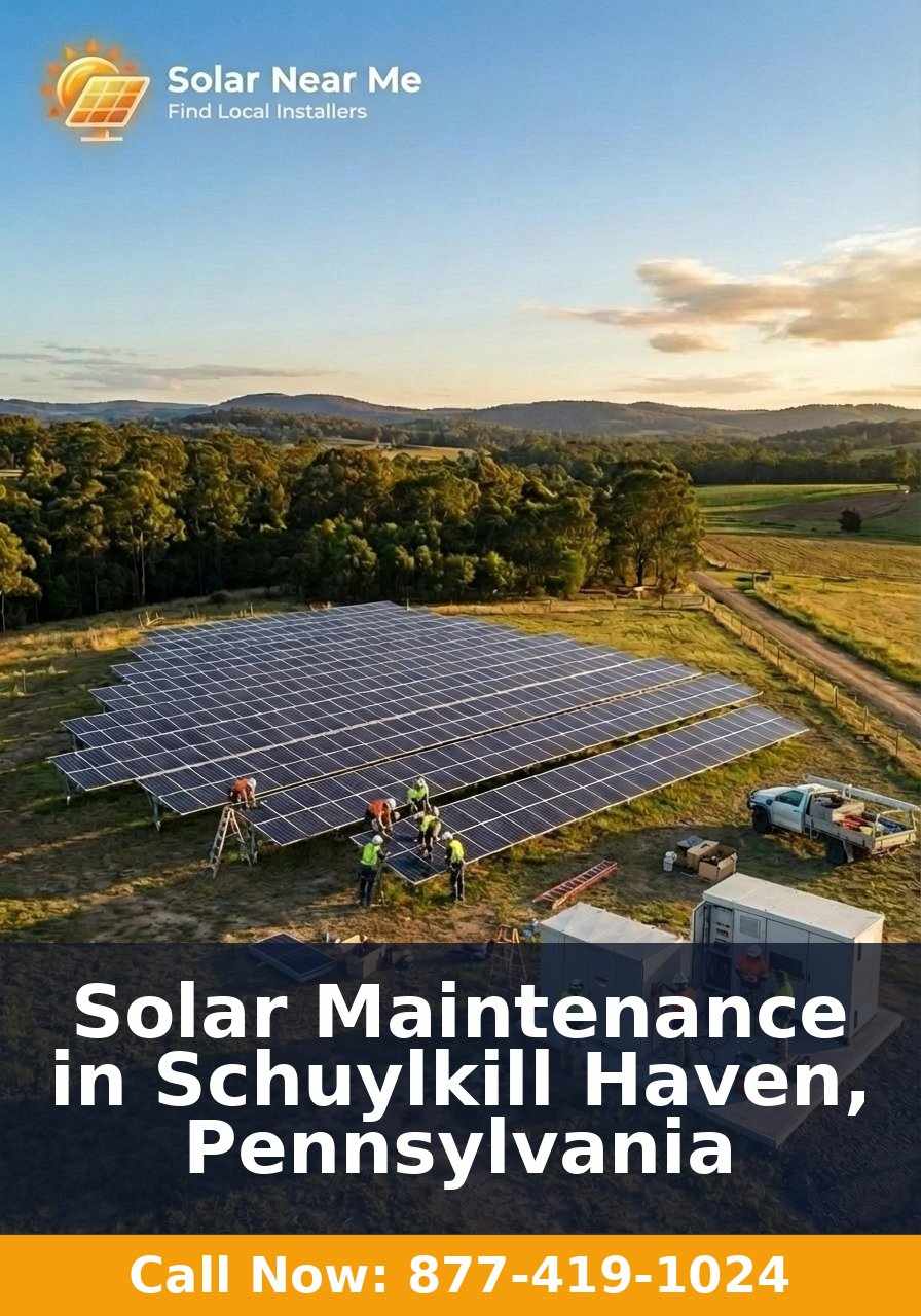 Solar Maintenance in Schuylkill Haven, Pennsylvania