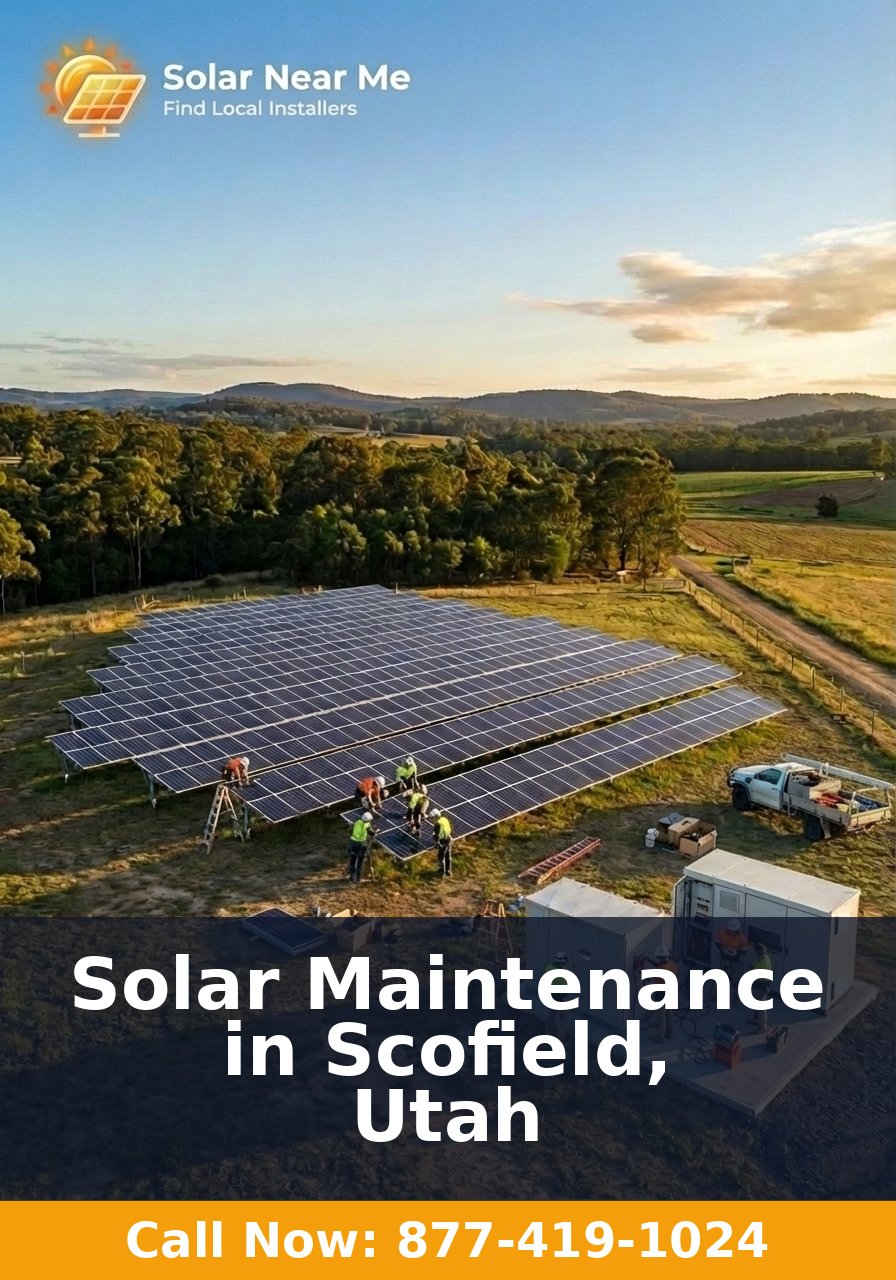 Solar Maintenance in Scofield, Utah