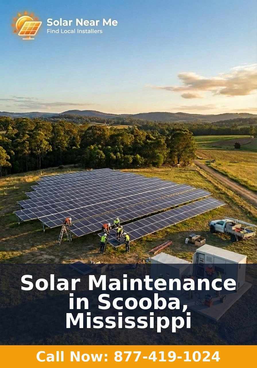 Solar Maintenance in Scooba, Mississippi