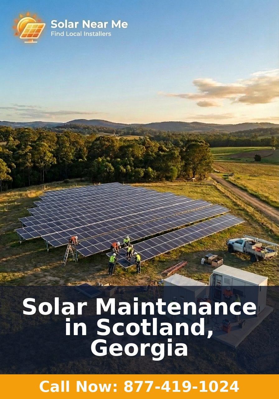 Solar Maintenance in Scotland, Georgia