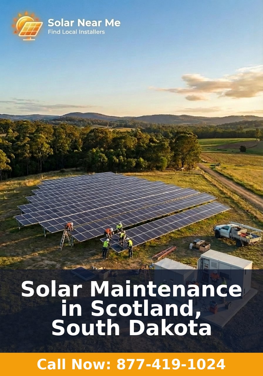Solar Maintenance in Scotland, South Dakota