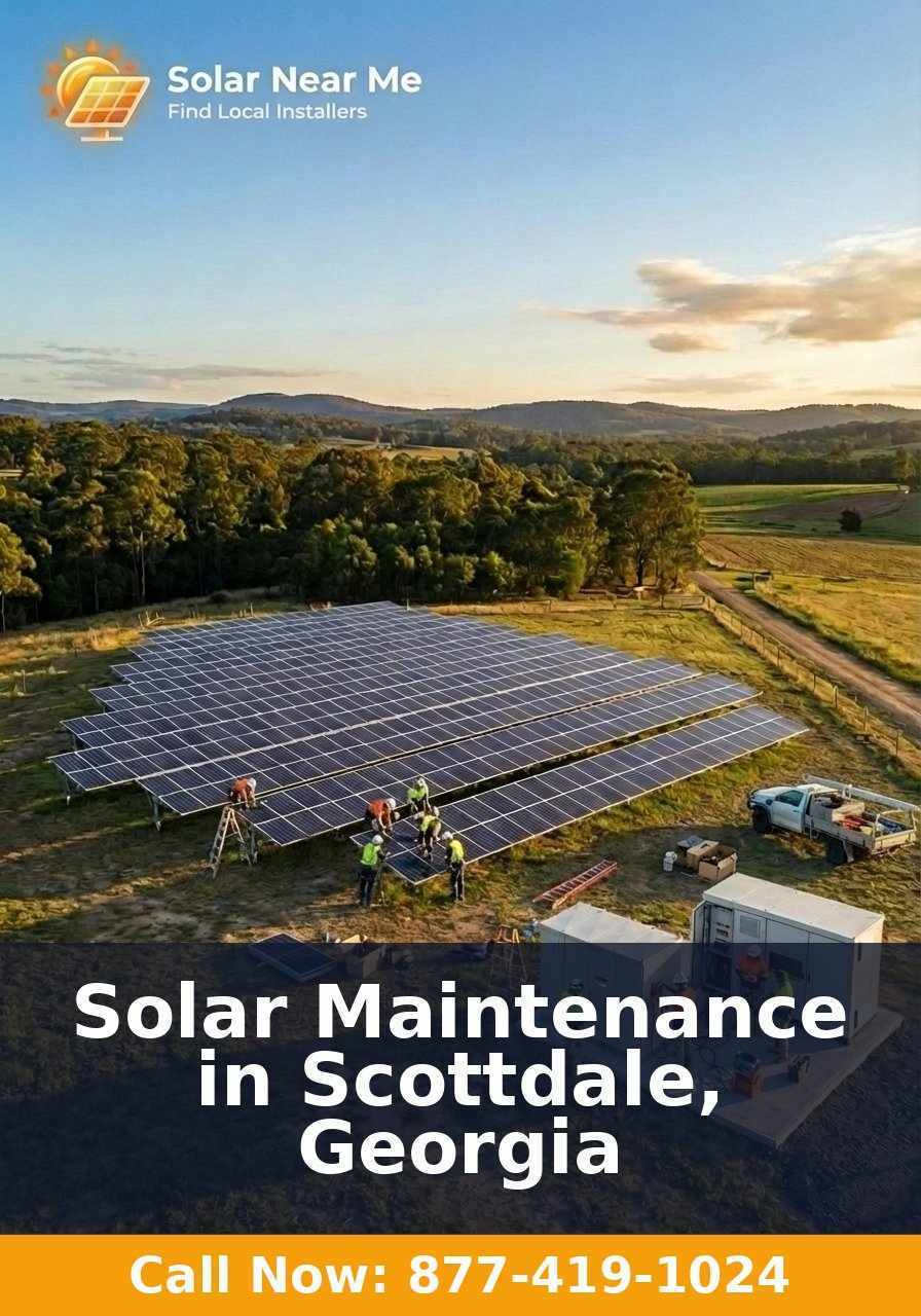 Solar Maintenance in Scottdale, Georgia