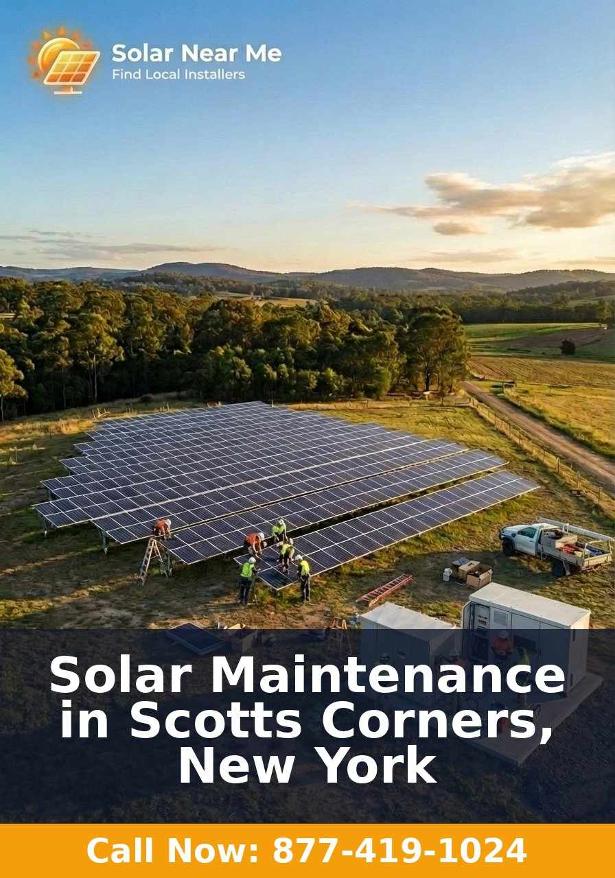 Solar Maintenance in Scotts Corners, New York