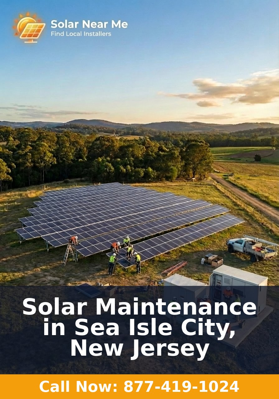 Solar Maintenance in Sea Isle City, New Jersey