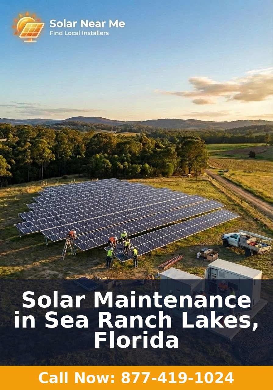 Solar Maintenance in Sea Ranch Lakes, Florida