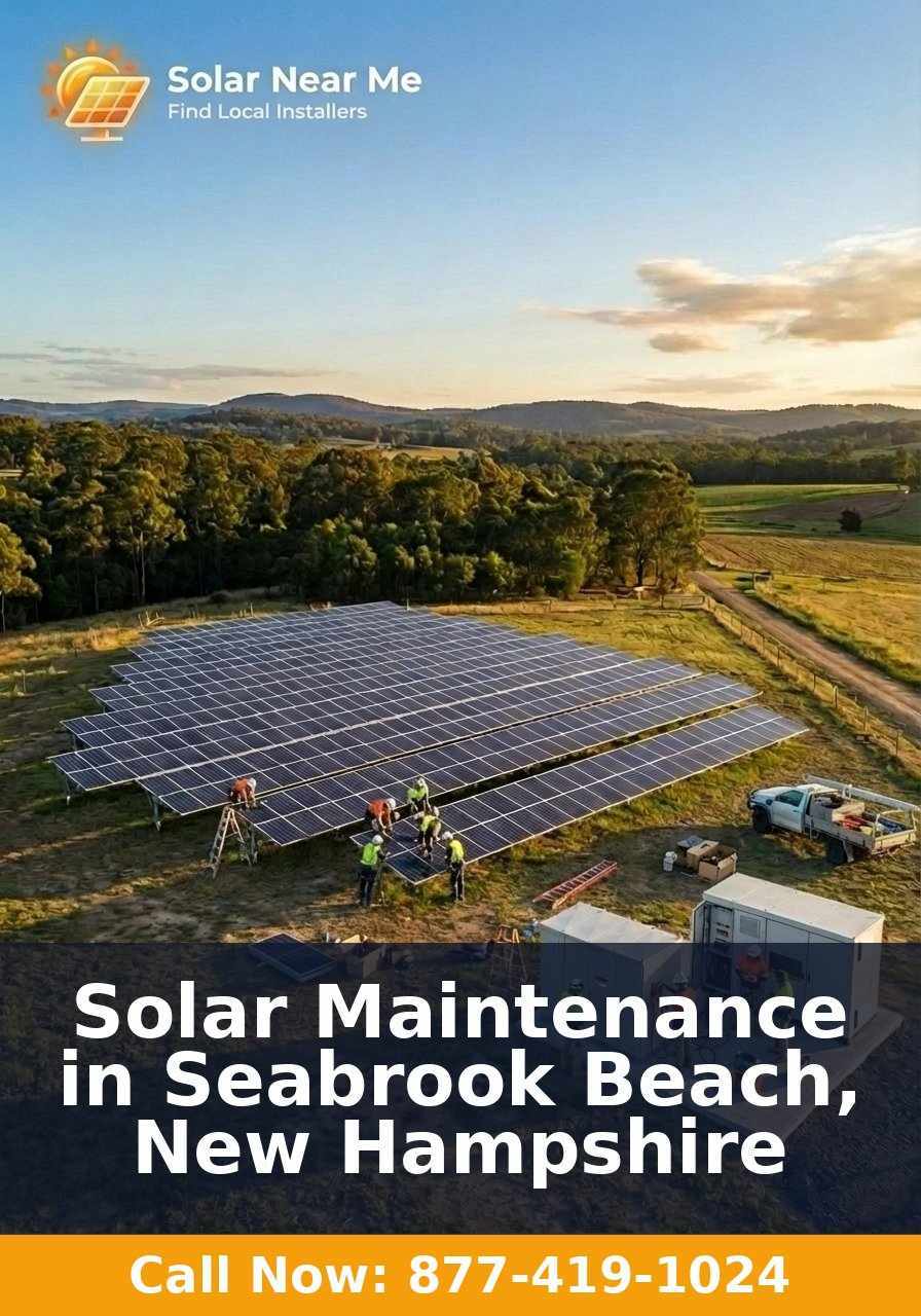 Solar Maintenance in Seabrook Beach, New Hampshire