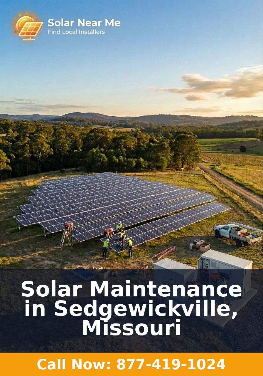 Solar Maintenance in Sedgewickville, Missouri