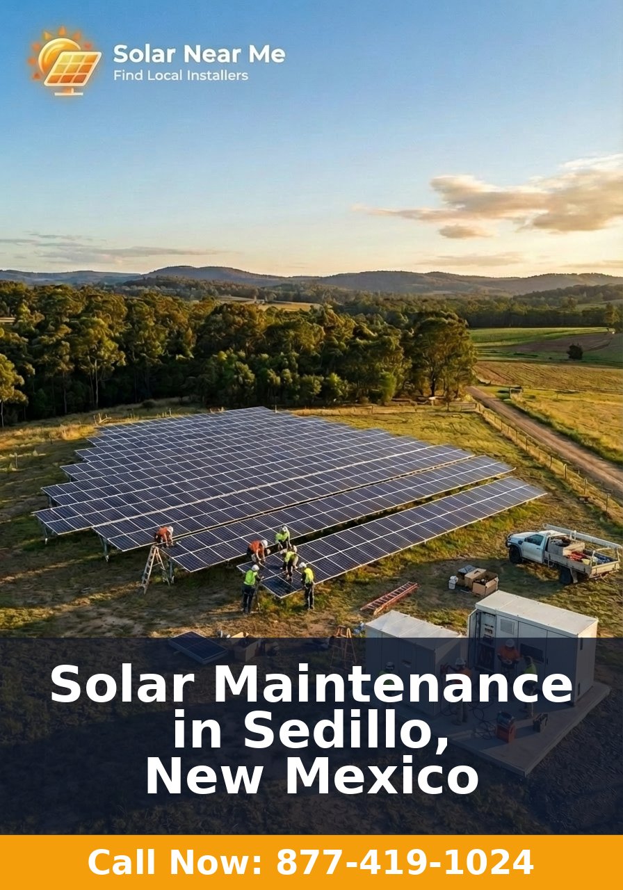 Solar Maintenance in Sedillo, New Mexico