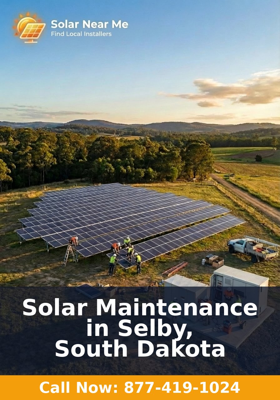 Solar Maintenance in Selby, South Dakota