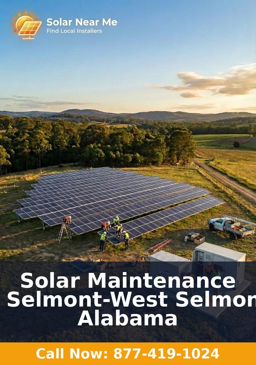 Solar Maintenance in Selmont-West Selmont, Alabama