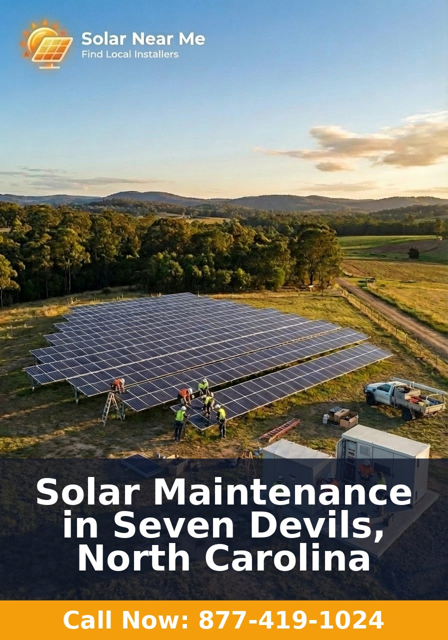 Solar Maintenance in Seven Devils, North Carolina