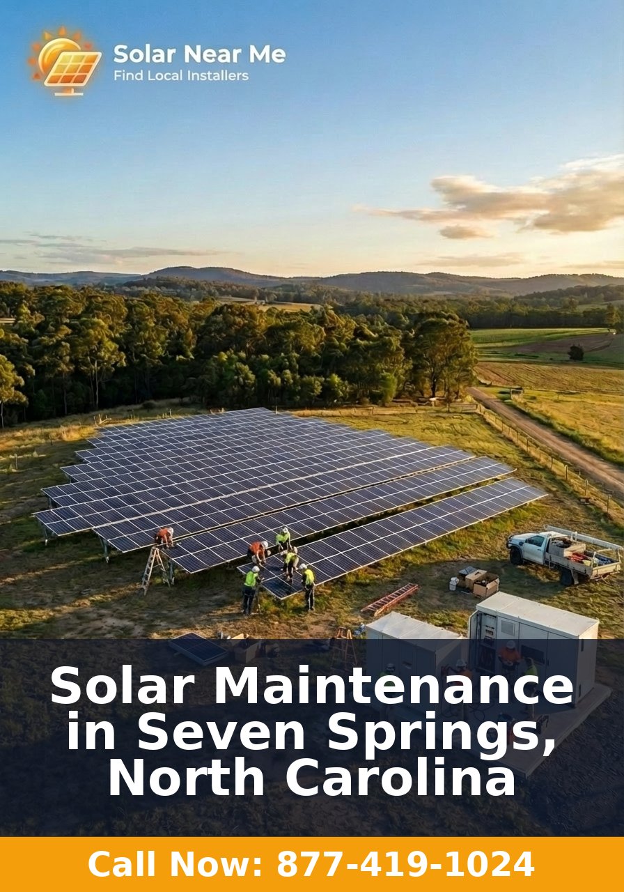 Solar Maintenance in Seven Springs, North Carolina