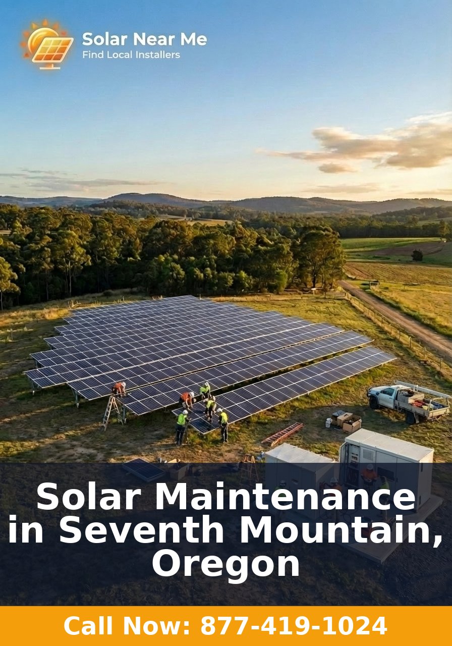 Solar Maintenance in Seventh Mountain, Oregon