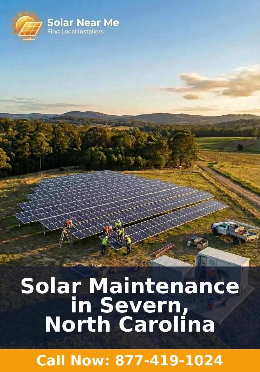 Solar Maintenance in Severn, North Carolina