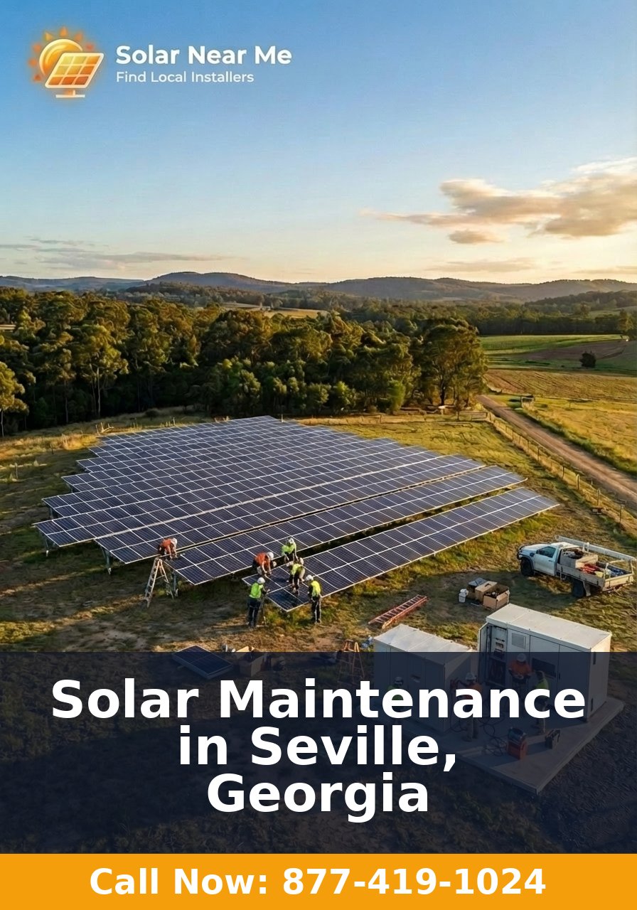Solar Maintenance in Seville, Georgia