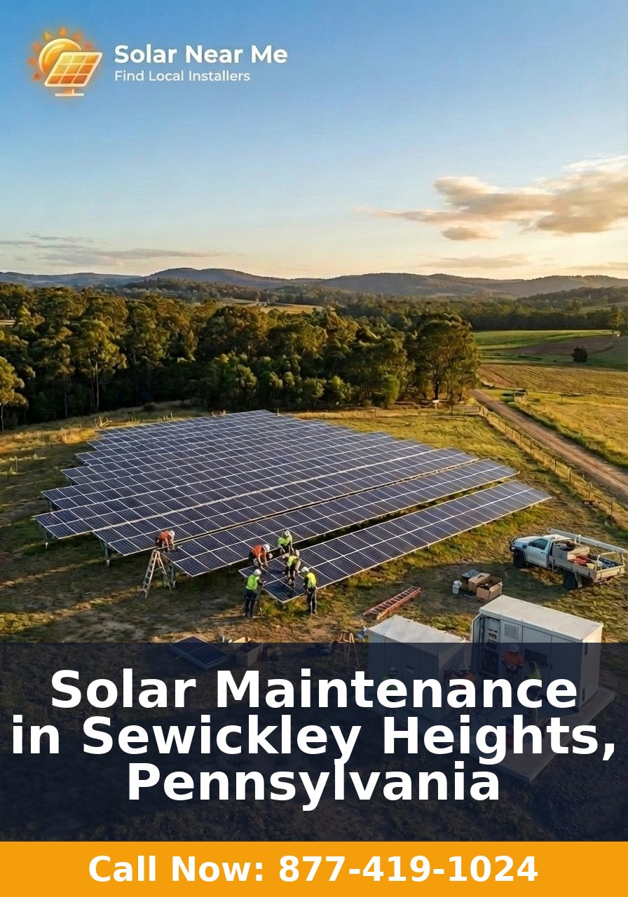 Solar Maintenance in Sewickley Heights, Pennsylvania