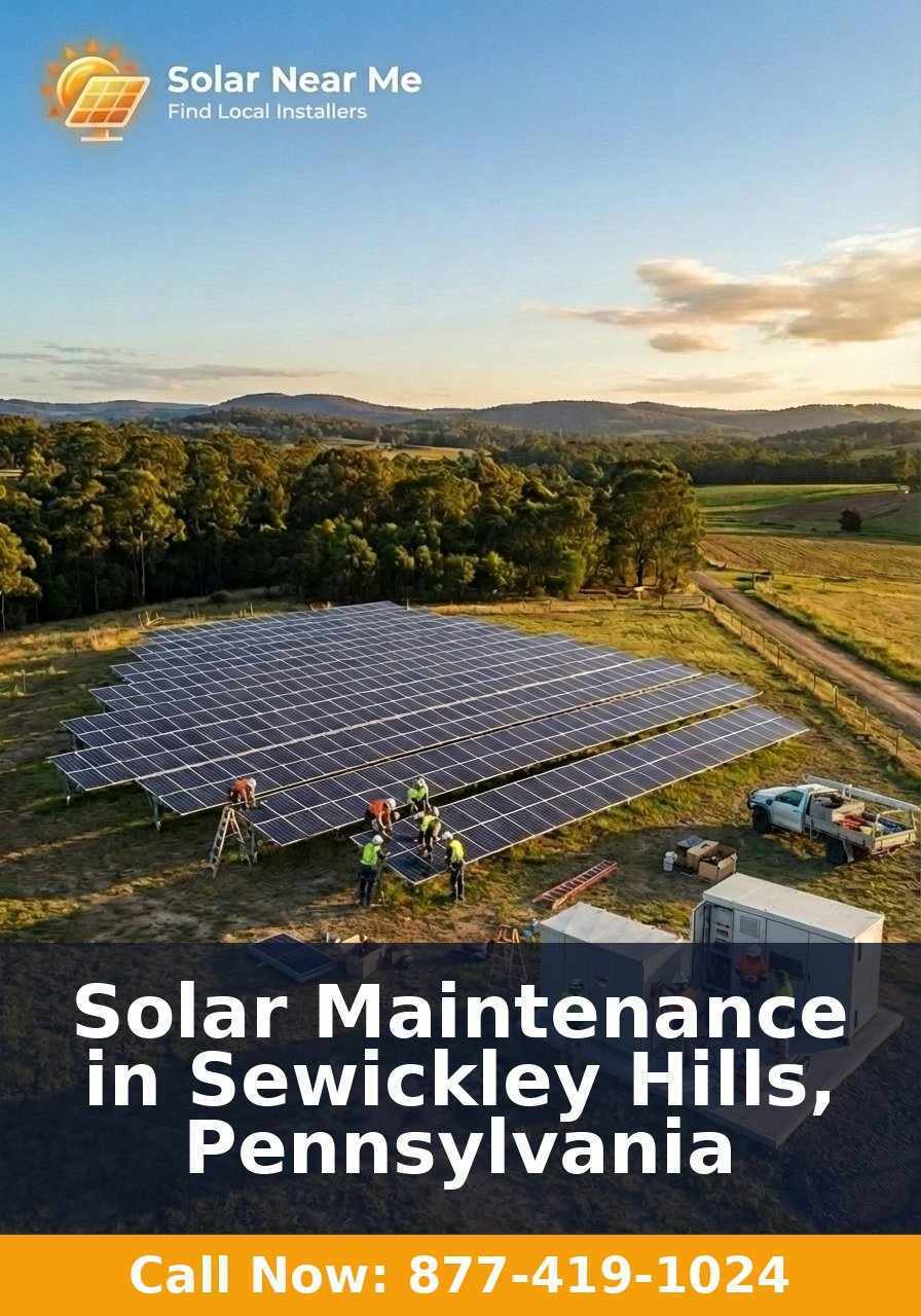 Solar Maintenance in Sewickley Hills, Pennsylvania