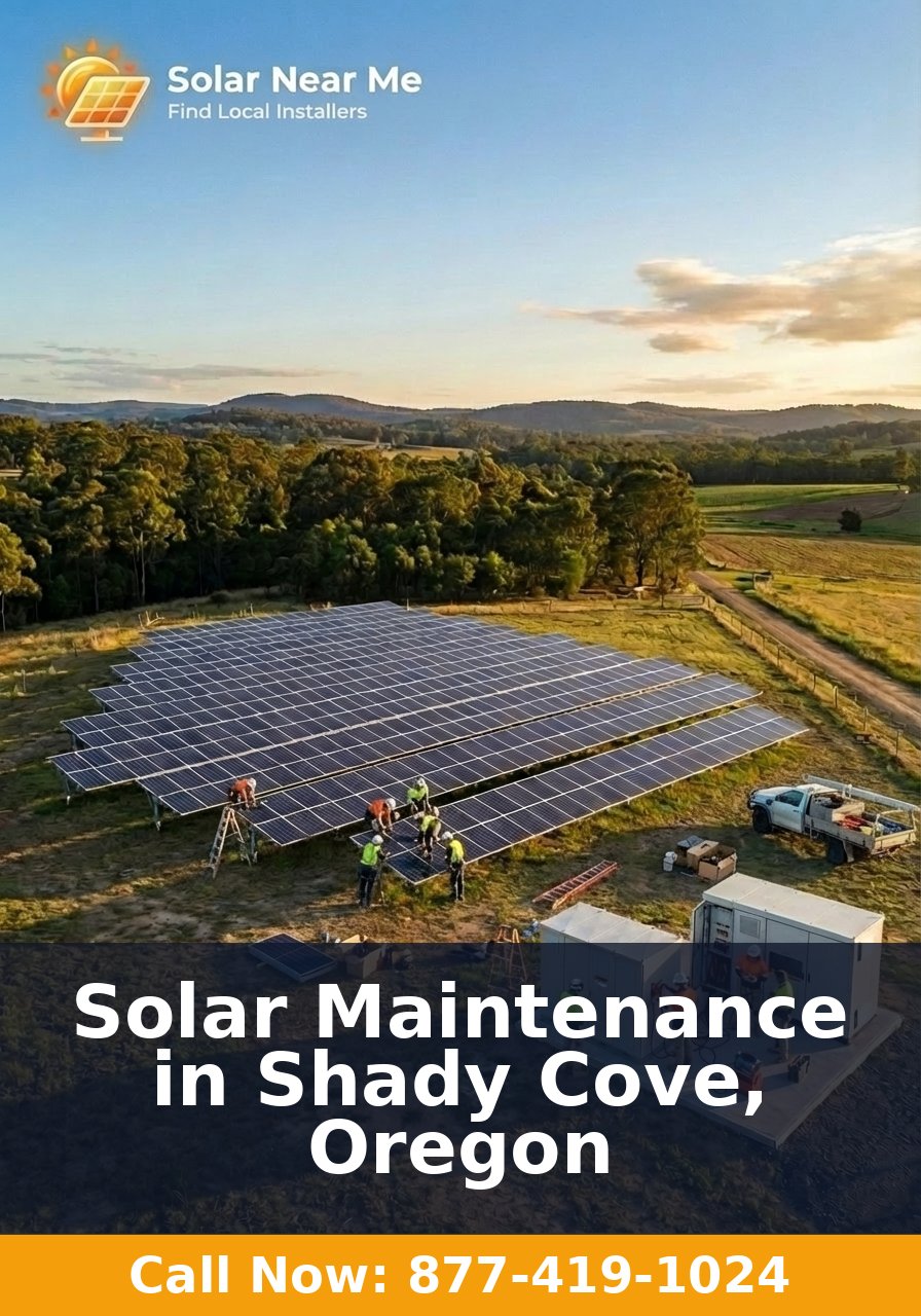 Solar Maintenance in Shady Cove, Oregon
