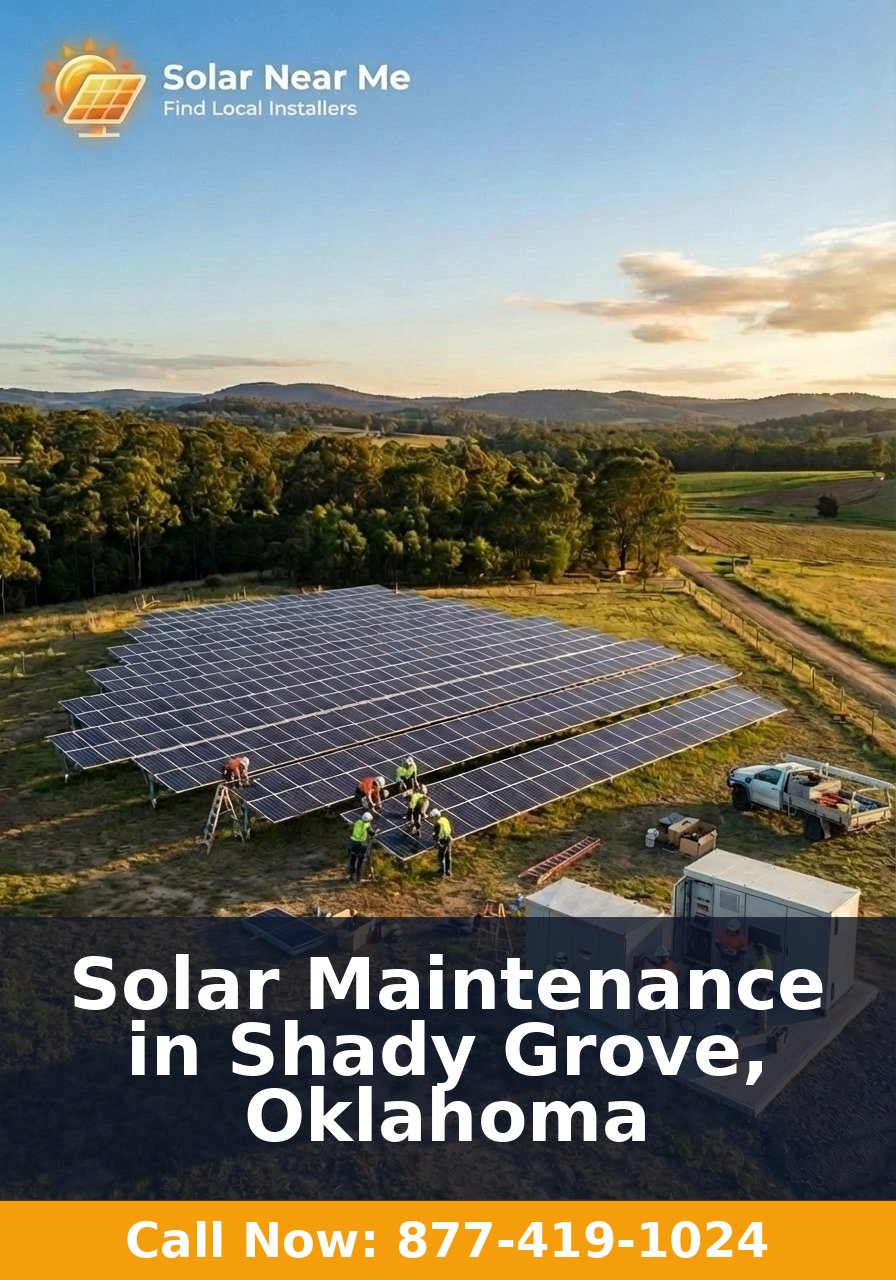 Solar Maintenance in Shady Grove, Oklahoma