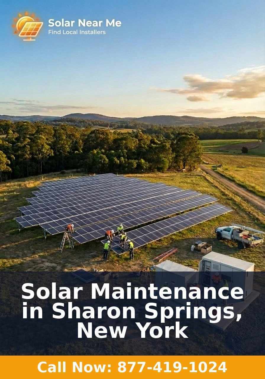 Solar Maintenance in Sharon Springs, New York