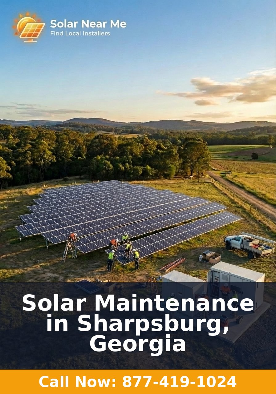 Solar Maintenance in Sharpsburg, Georgia