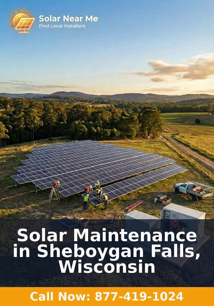 Solar Maintenance in Sheboygan Falls, Wisconsin