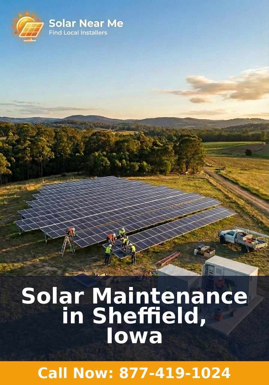 Solar Maintenance in Sheffield, Iowa
