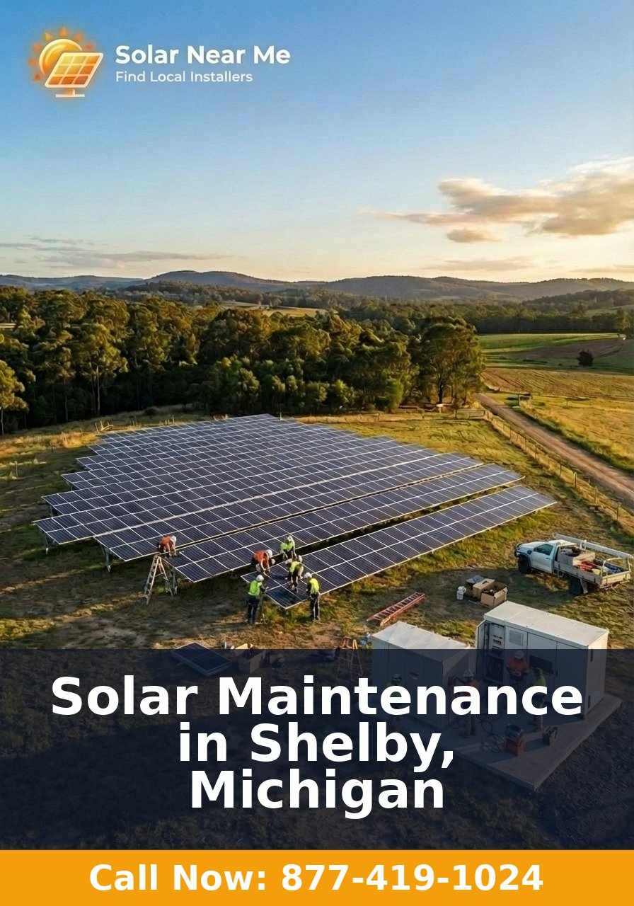 Solar Maintenance in Shelby, Michigan