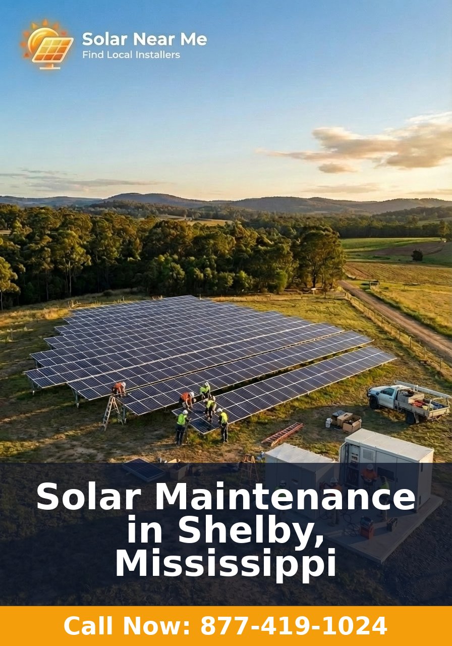 Solar Maintenance in Shelby, Mississippi