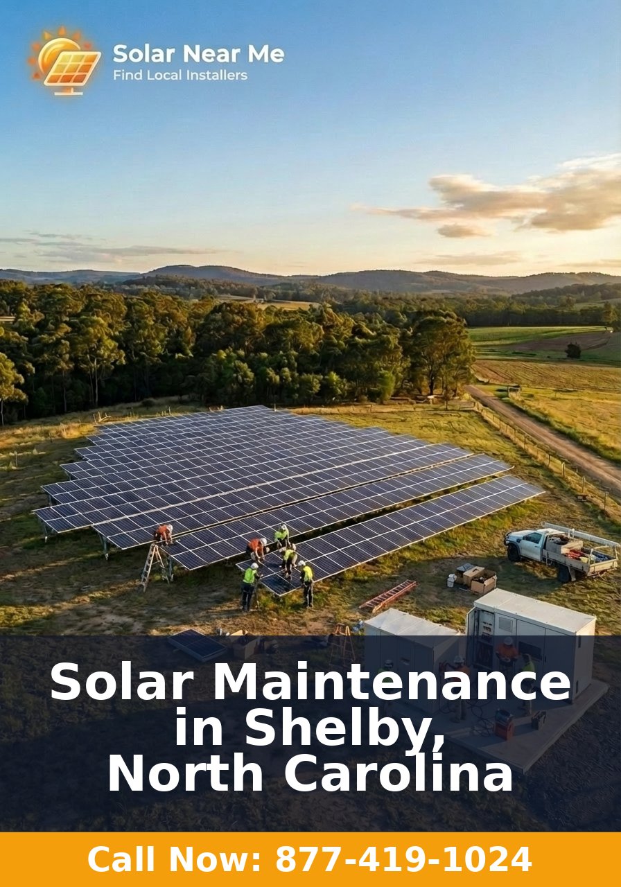 Solar Maintenance in Shelby, North Carolina