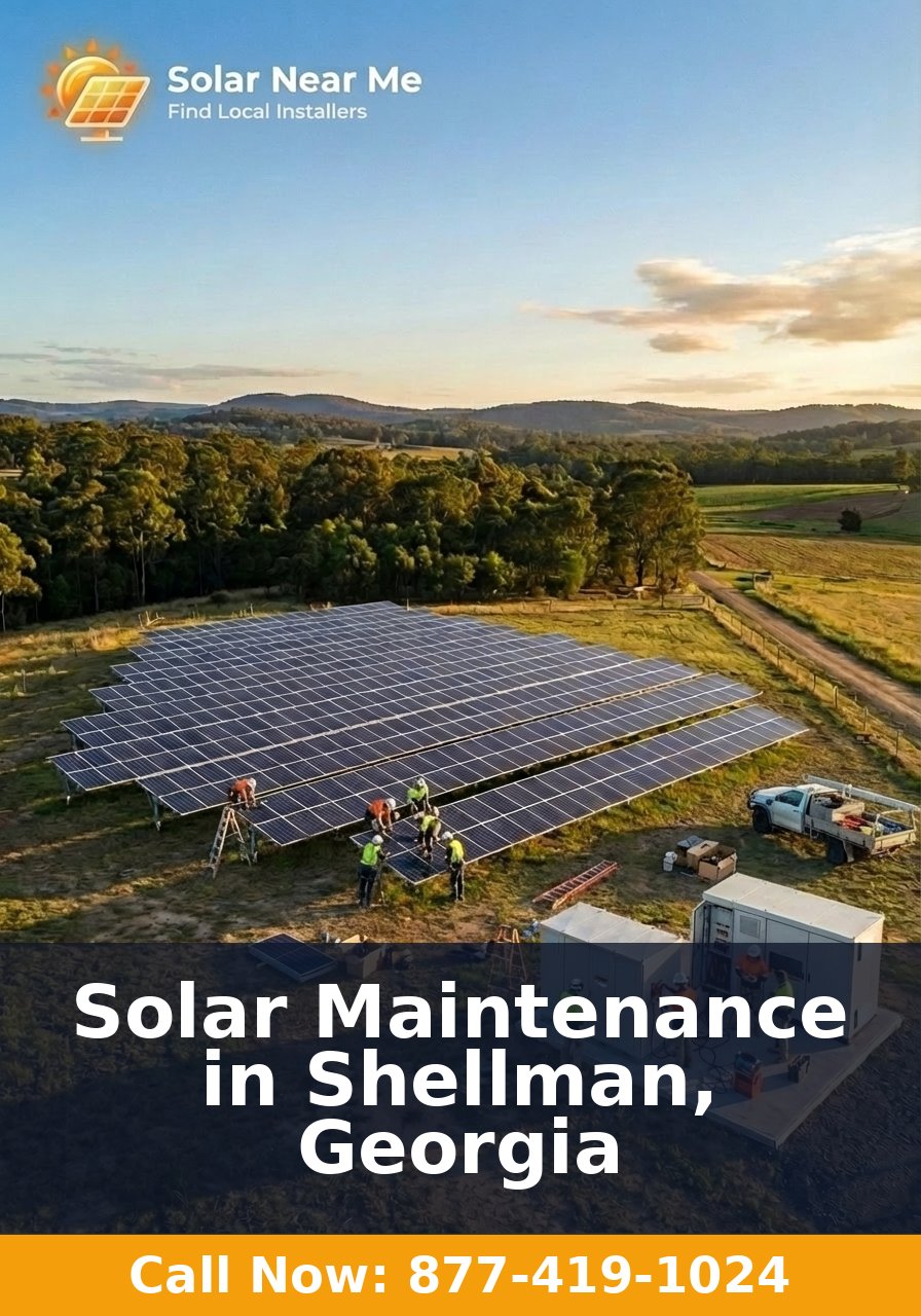 Solar Maintenance in Shellman, Georgia