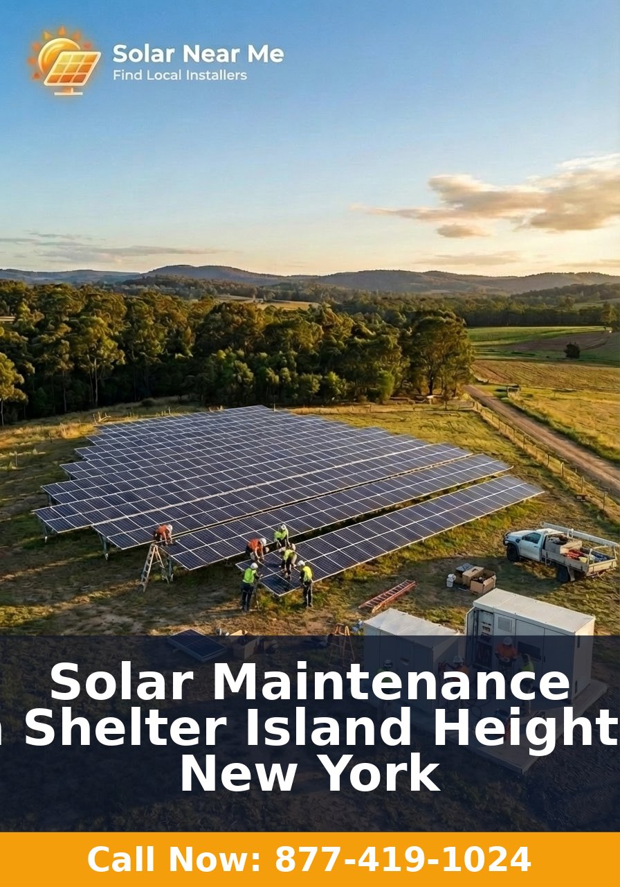 Solar Maintenance in Shelter Island Heights, New York
