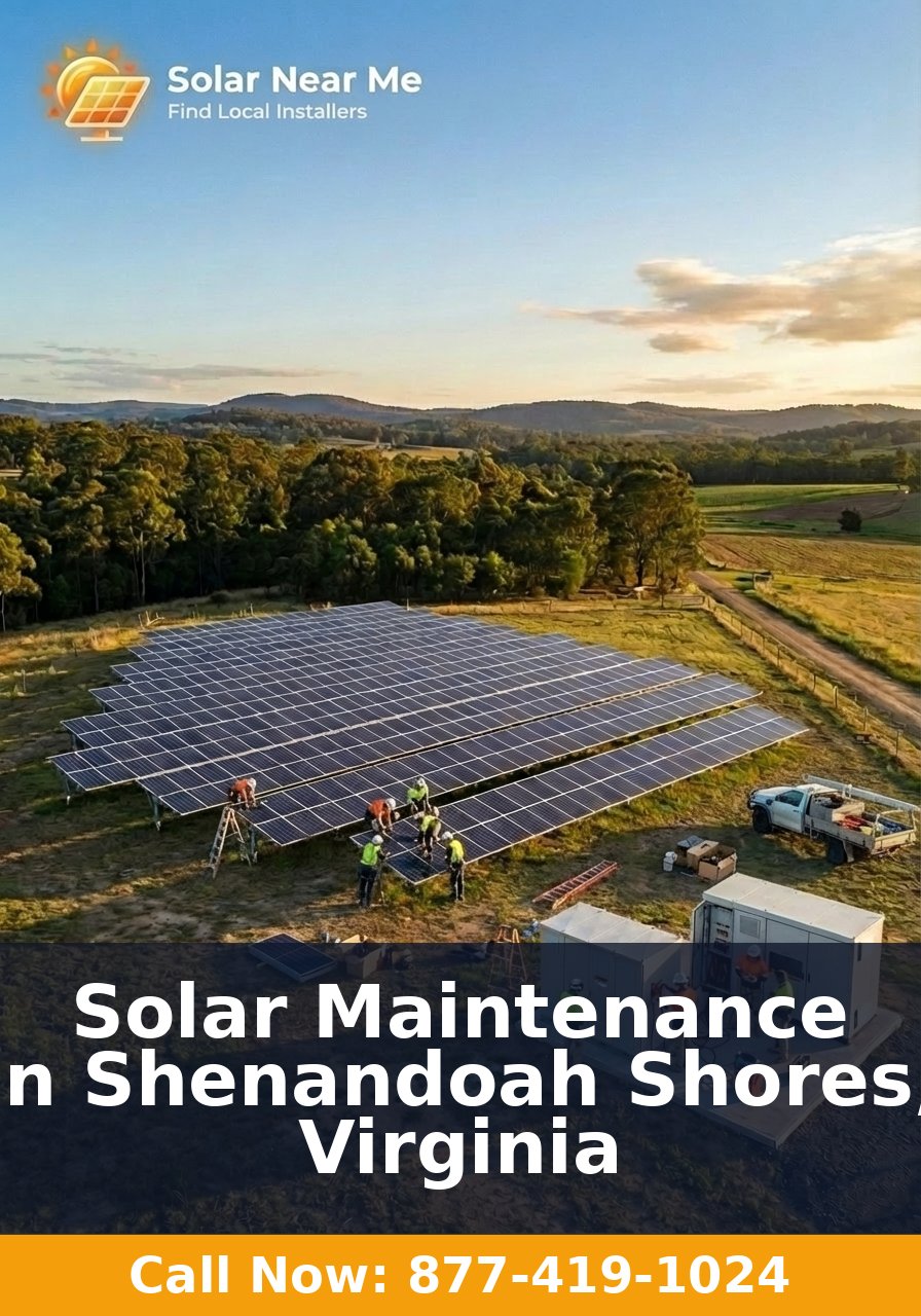 Solar Maintenance in Shenandoah Shores, Virginia