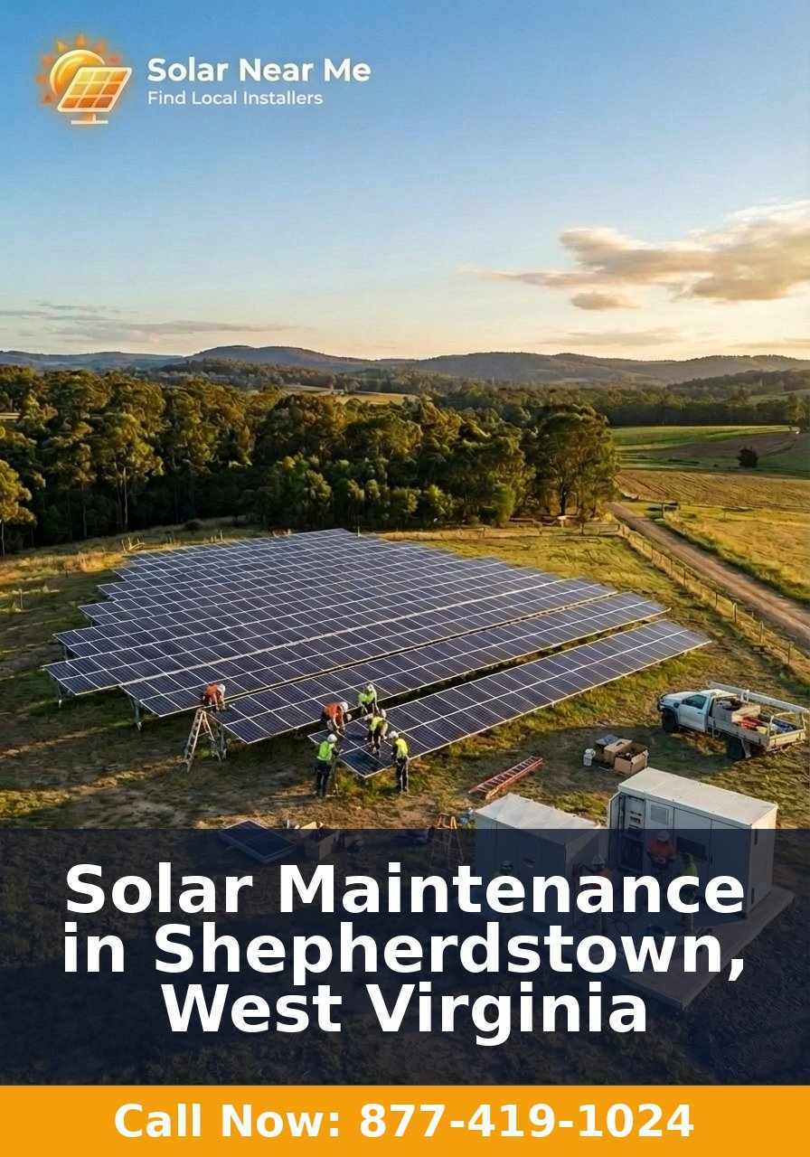 Solar Maintenance in Shepherdstown, West Virginia
