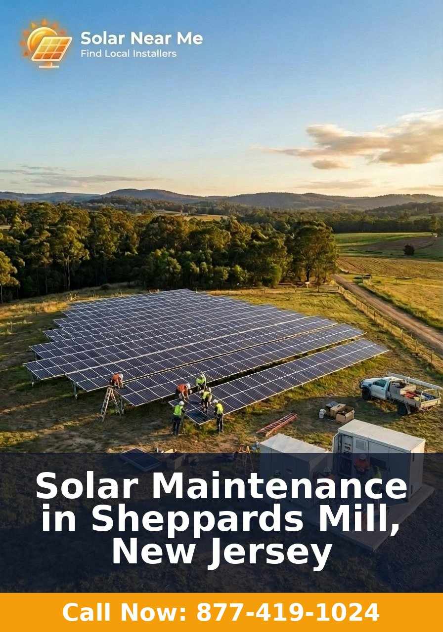 Solar Maintenance in Sheppards Mill, New Jersey