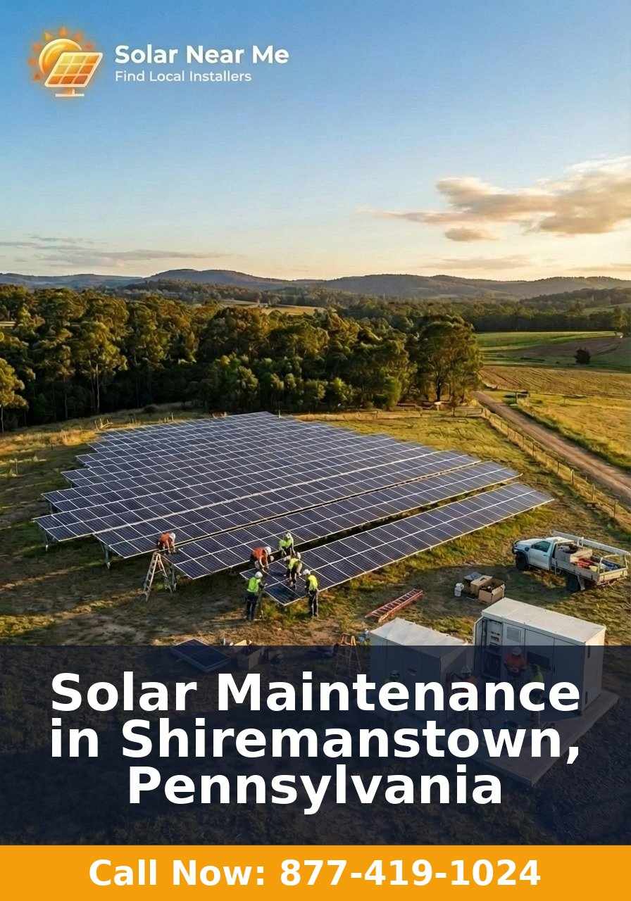 Solar Maintenance in Shiremanstown, Pennsylvania