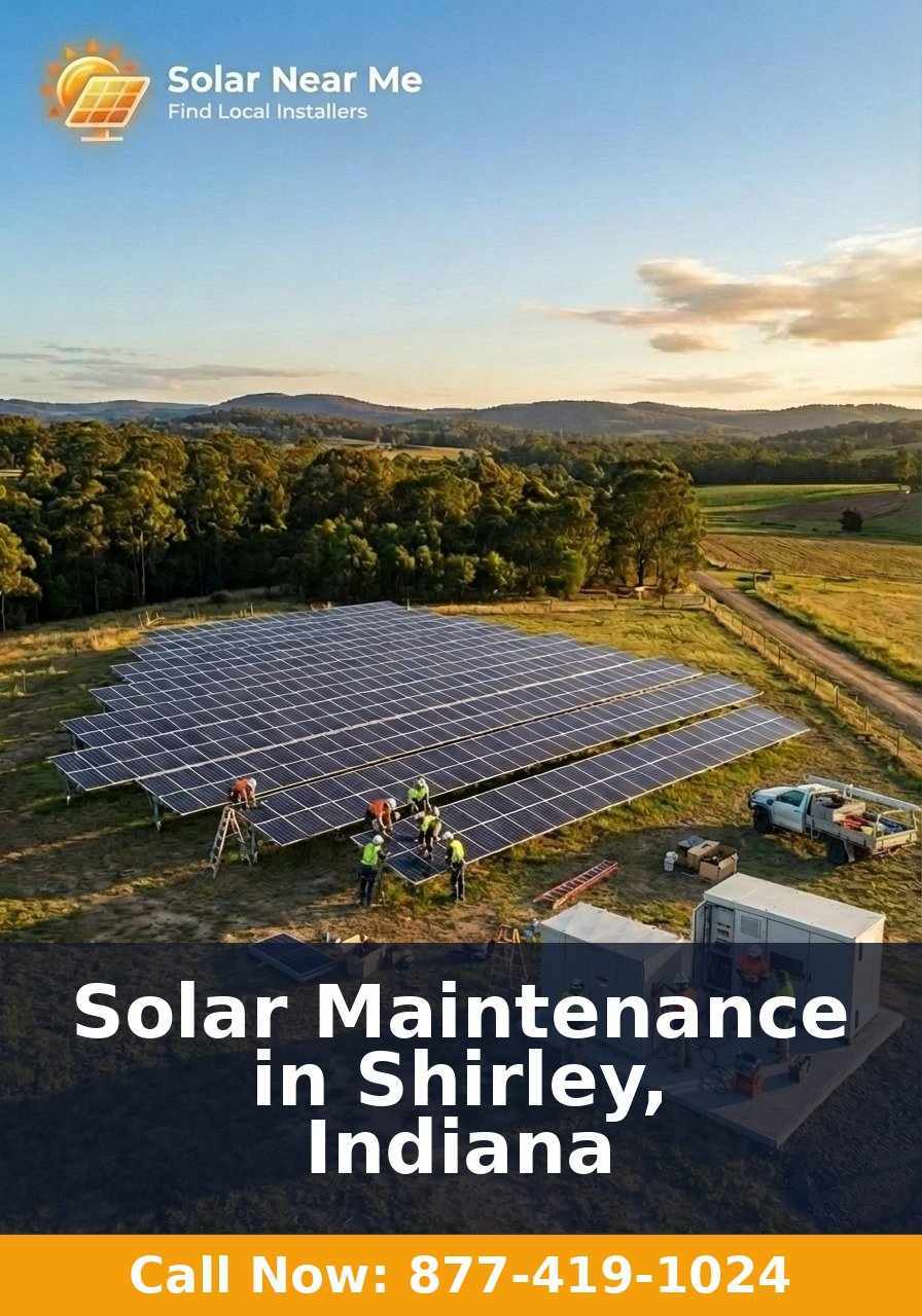 Solar Maintenance in Shirley, Indiana