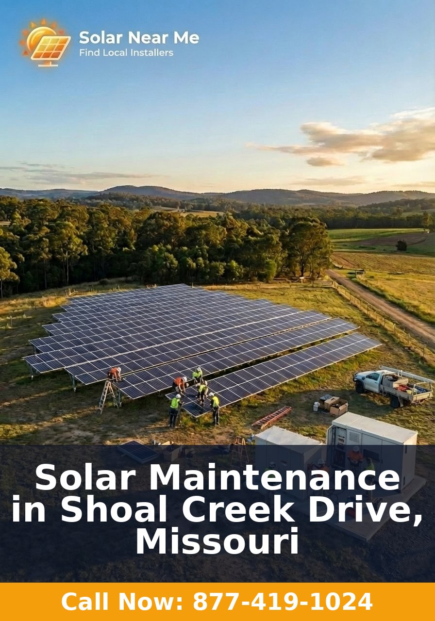 Solar Maintenance in Shoal Creek Drive, Missouri