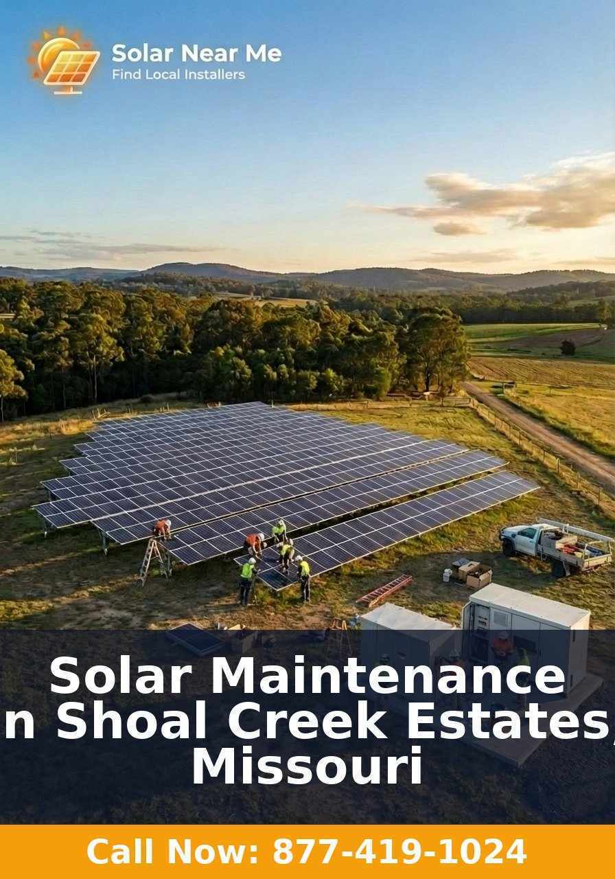 Solar Maintenance in Shoal Creek Estates, Missouri