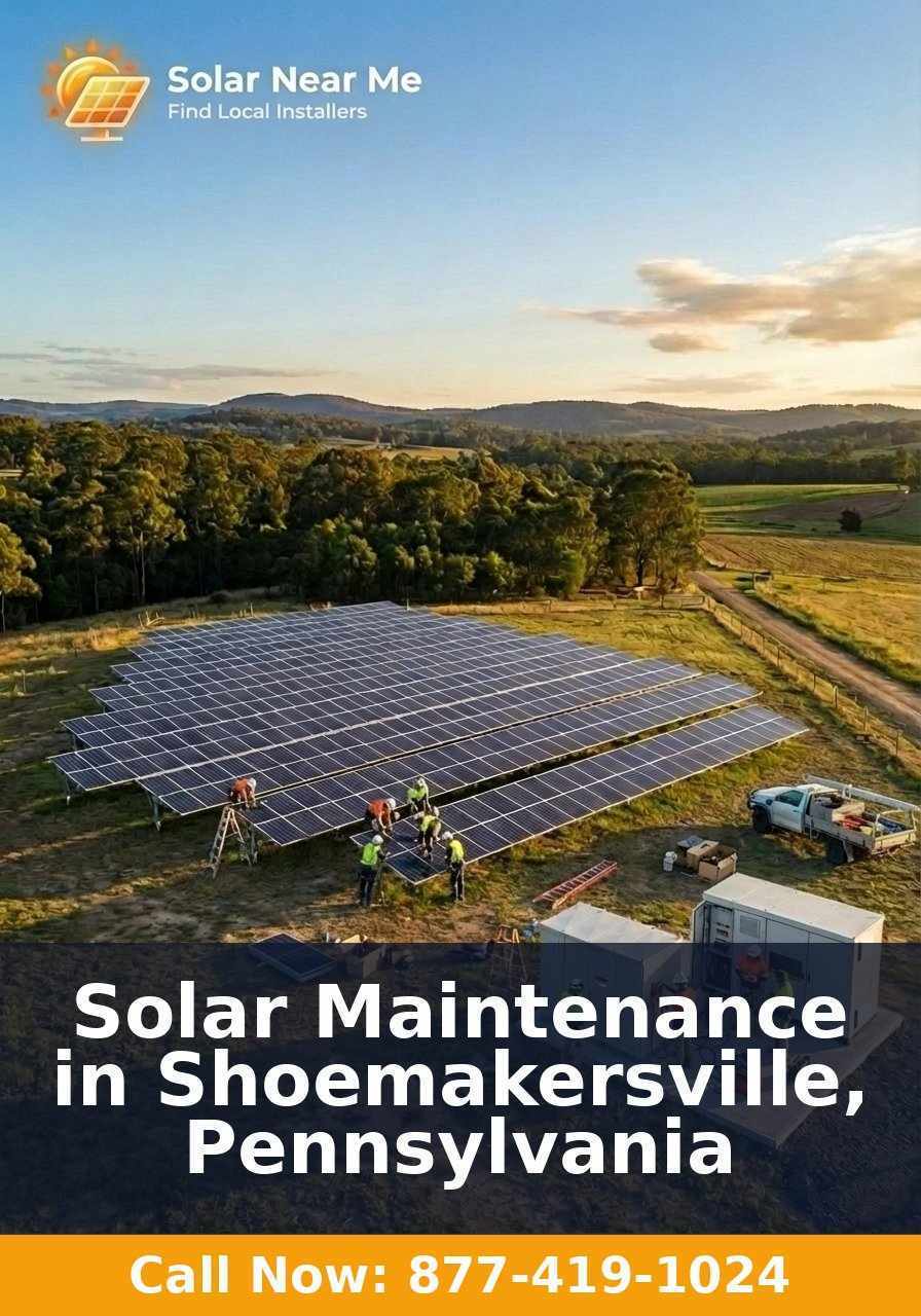 Solar Maintenance in Shoemakersville, Pennsylvania