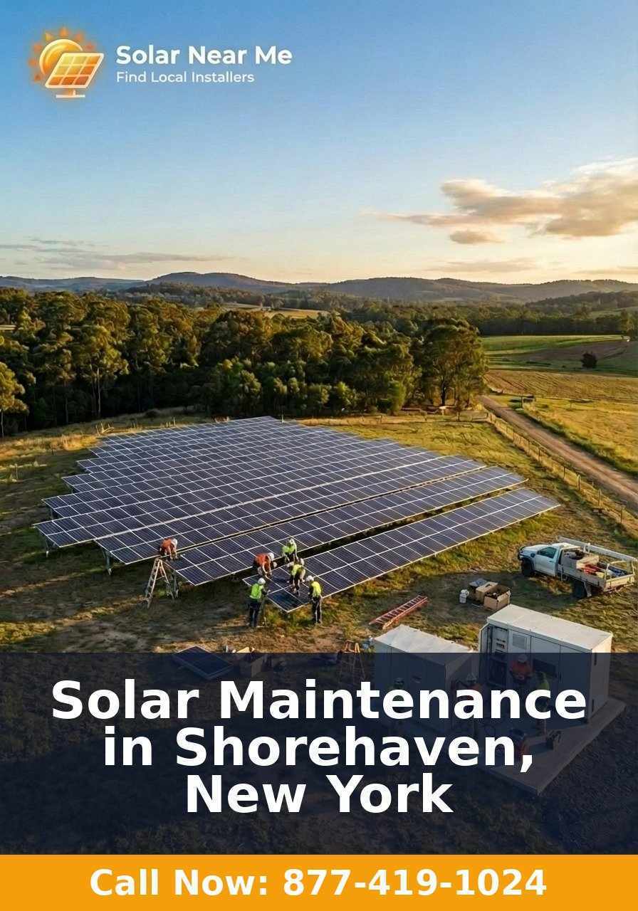 Solar Maintenance in Shorehaven, New York