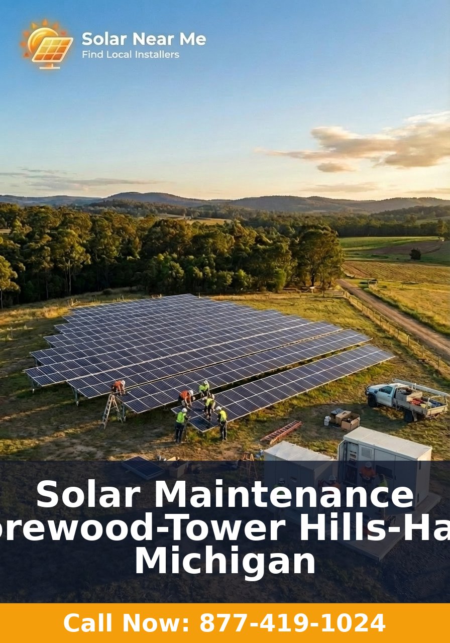 Solar Maintenance in Shorewood-Tower Hills-Harbert, Michigan