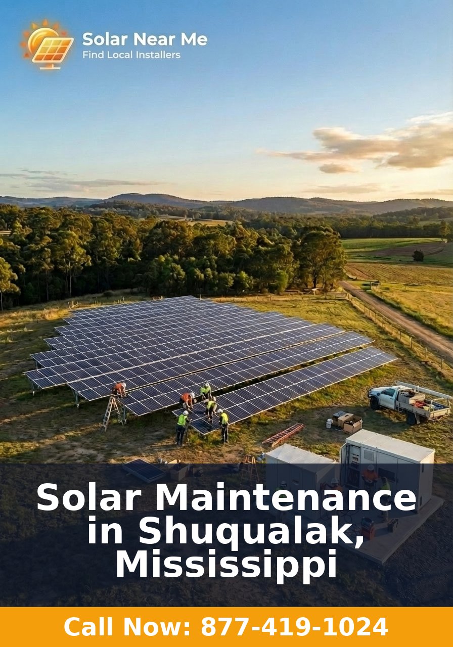 Solar Maintenance in Shuqualak, Mississippi