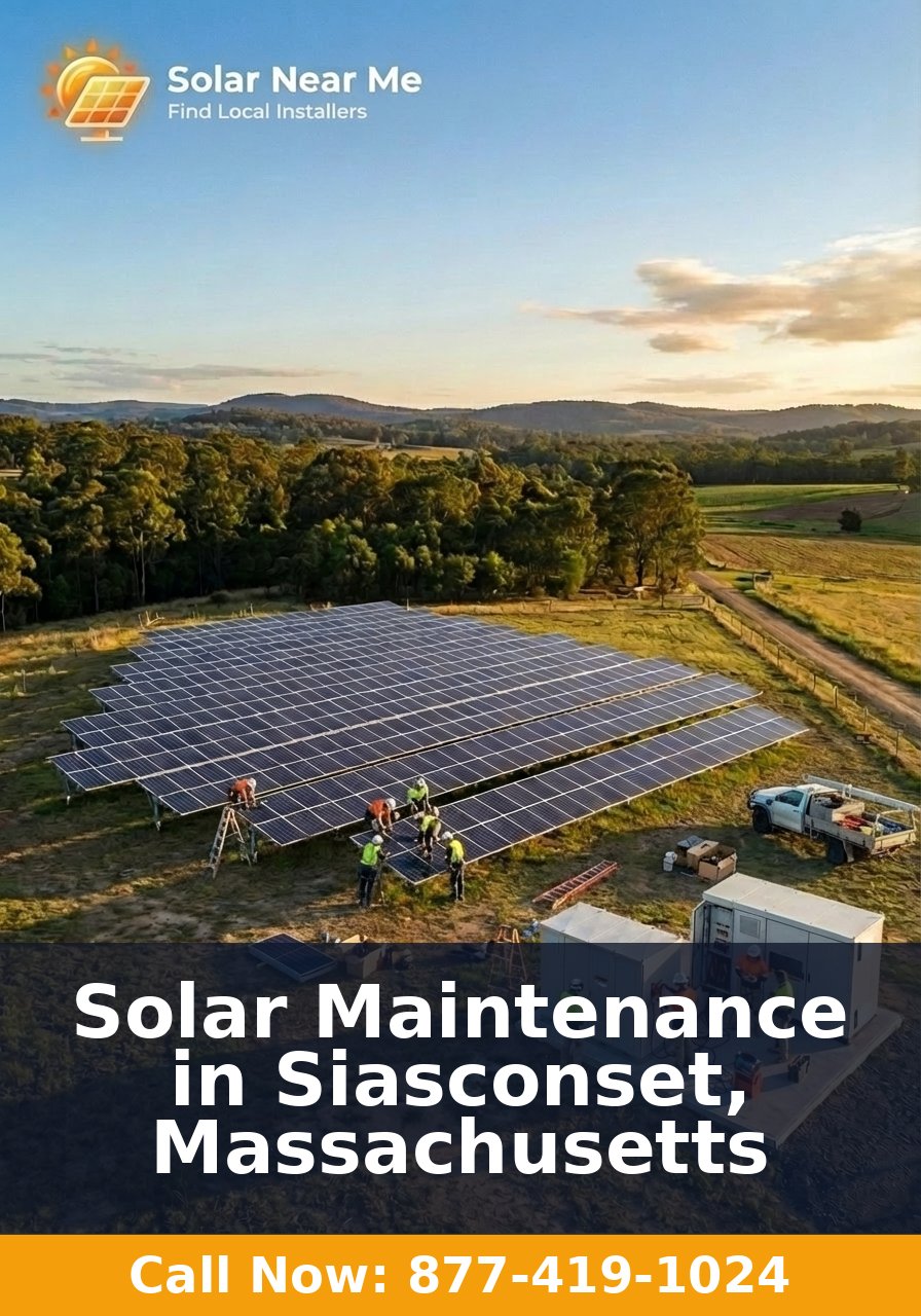 Solar Maintenance in Siasconset, Massachusetts