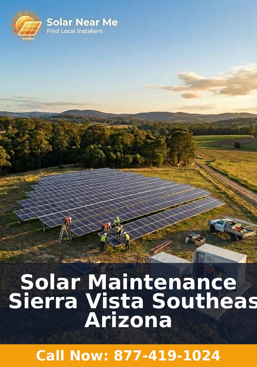 Solar Maintenance in Sierra Vista Southeast, Arizona