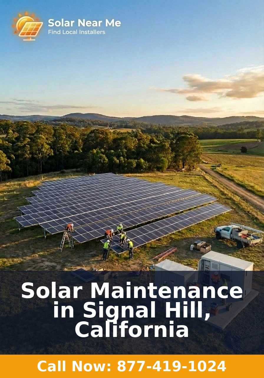 Solar Maintenance in Signal Hill, California