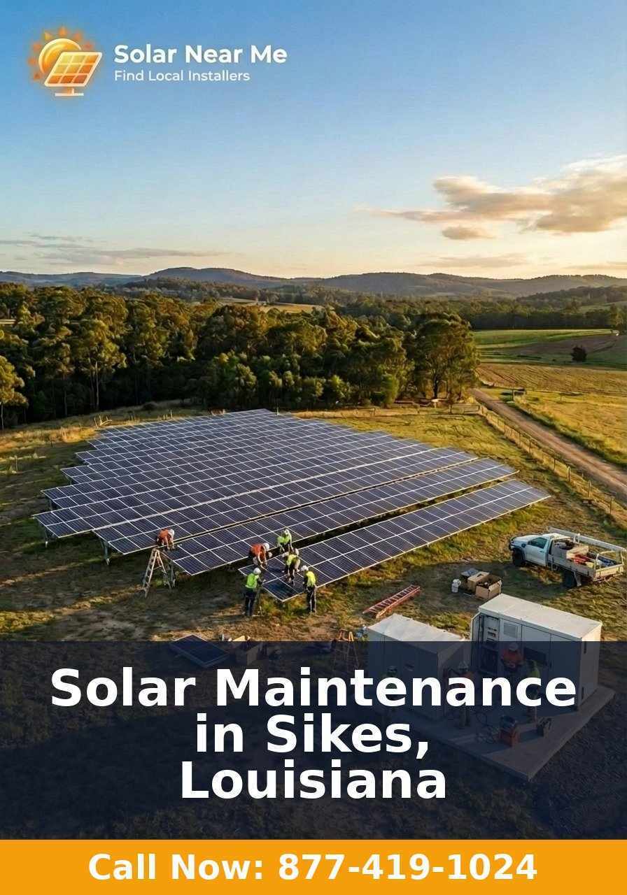 Solar Maintenance in Sikes, Louisiana