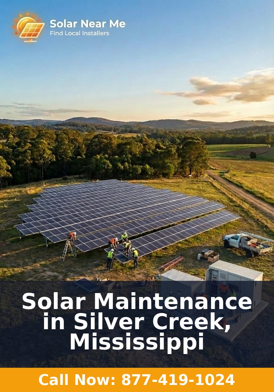 Solar Maintenance in Silver Creek, Mississippi