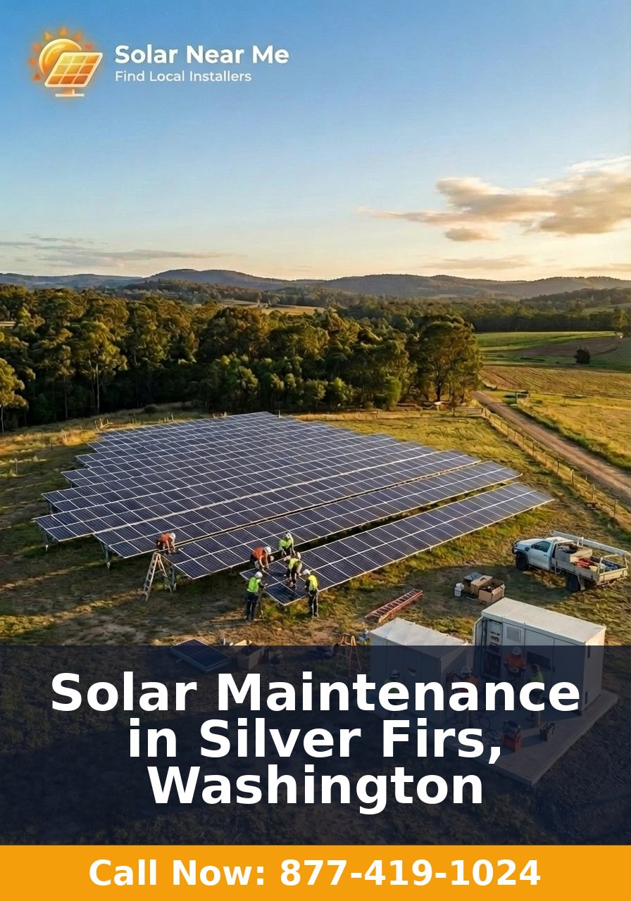 Solar Maintenance in Silver Firs, Washington