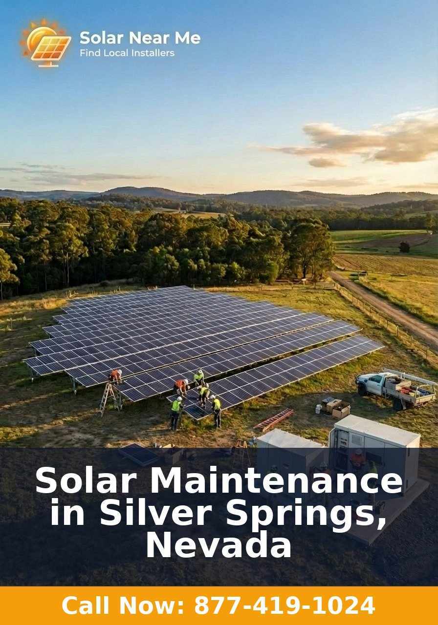 Solar Maintenance in Silver Springs, Nevada